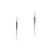 FOYTOKI 6 Pcs Clip Pimple Tweezers Mole Removal Scissor Blackhead Tweezers Kit Silver Stainless Steel