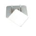 Professional 1PC Nail Art Palette Ring - Stainless Steel Color Mixing Palette for DIY Nail Designs | Handsfree Rectangle Makeup Tool - Buy Online on SooperMarket.com