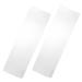 FRCOLOR 2pcs Transparent Hair Salon Highlighting Board Hair Dyeing Medicinal Board Highlighting Board Hair Foiling Board Coo Board Tool Hair Dye Paddle Pointed Tail Comb