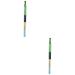NOLITOY 2pcs Detachable Cosmetics Brush Cotton Ball Eyebrow Brush Concealer Brush The Brow Brush With Hat Cosmetic Brush Eyelashes Brush Eyeliner Brush Travel Lip Brush Portable