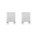 2 x Stainless Steel Razor Holder Self Adhesive Double Hook 2 Set (As Described+As Described)