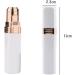 USB Rechargeable Eyebrow Trimmer - Facial Hair Removal with LED Light & Stainless Steel Protection - White - Buy Online on SooperMarket.com