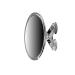 6 Suction Mount Mirror - 5X Magnifying Vanity Makeup Mirror with 3-Point Super Suction  Pivoting  Rotating and Locking Suction