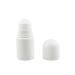 Jihuoo 4 pieces 30 ml of empty plastic roller bottles refillable roll on bottles aromatherapy bottles with roll ball round coverage