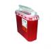 2-Pack 5.4 Qt Style Sharps Disposal Container with Touch-Free Rotating Lid - Buy Online on SooperMarket.com