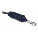 Connection trick for horses and ponies Start Hard PP rope 2m with classic carabiner hook and panic (navy blau panic) dark blue panic hooks