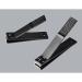 Kuuddker Black Nail Clippers Stainless Steel and Toenails Manicure Tool Flat Nose Nail Clippers S - Buy Online on SooperMarket.com