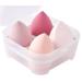 Introduction Price! 4ct Makeup Sponge Set  Foundation Beauty Blender Sponge Puffs for Liquid  Cream and Powder  Makeup Sponges for Blending(Esponjas Para Maquillaje) in Sponge Holder Organizer-Pink 4ct Makeup Sponge  Pin...