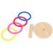 Yunmoxiao Bird Training Toy Wooden Bird Block Puzzle Toy Parrot Training Basketball Colorful Stacking Rings Toy Birds for small to Medium Birds - Buy Online on SooperMarket.com