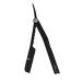 Level 3 Milly Razor - Fast and East to Assemble - Excellent Grip and Control - Straight Razor Holder- Level Three Razor Holder Black