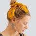 Satin Silk Scrunchies with Bunny Ear Bow - Elegant Hair Ties for Ponytails - Buy Online on SooperMarket.com