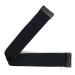 Hook and Loop Ankle Band for Compatible with Fitbit Charge 5 Fitness Tracker, Sport Ankle Band for Men and Women Medium Black