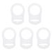 Xinglida Mam Pacifier Adapter Rings - 5 Pack Multi-Color Soft Silicone Baby Pacifier Clips & Holders - Buy Online on SooperMarket.com