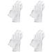 Accessotech 4 Pairs Cotton Gloves White Mens Women Dermatological Moisturising Eczema Cream - Buy Online on SooperMarket.com