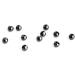 MUUNN Tungsten Slotted Beads 150pcs - 12 Colors/13 Sizes Fly Tying Materials - Black Nickel 4.0mm - Buy Online on SooperMarket.com