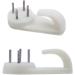 Concrete Wall Hooks,25pcs Invisible Nail Hangers, No Damage Wall Picture Hanger , Powerful Concrete Hard Wall Drywall Picture Hooks Non-Trace Hanging Hook for Picture Photo Frame Clock Hangers (M) Medium