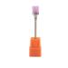 Dajidafu Nail Drill Bits Brush Portable Salon Manicure Fingernail Toenail Remover Pedicure Cleaning Replacement Parts Accessories Pink