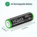 HiQuick AA Rechargeable Batteries 2800mAh - High Capacity 16 Pack | Eco-Friendly & Long-Lasting Performance for International Shipping - Buy Online on SooperMarket.com