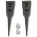 Replacement tips for tweezers PEEK tweezers and replacement tips 1 piece | A5CP
