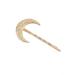 Tgirls Fashion Crescent Moon Hair Clips - Gold Hair Accessories for Women and Girls - Buy Online on SooperMarket.com