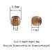 600pcs Light Brown Vlasy Silicone Lined Nano Rings Beads for Nano Tip Hair Extensions - Micro Nano Beads - Pack of 1 - Buy Online on SooperMarket.com