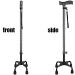 Canes Walking Stick Light 4 Foot Walking Stick Telescopic Stable Height Adjustable Silver Walking Stick and Crutch for The Elderly Old Man Handicapped Woman Injured - Buy Online on SooperMarket.com