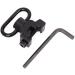 Buy Will Outdoor QD Sling Swivel Mount (2PCS) - Push Button for 20mm Picatinny/Weaver Rail - International Shipping Available - Buy Online on SooperMarket.com