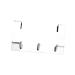 Baluue Clothes Hanger 2pcs Stainless Steel Hooks Coat Hanger Hook for Door Hook Hanger Metal Bedroom Door On The Door Coat Hooks