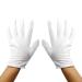 Accessotech 4 Pairs Cotton Gloves White Mens Women Dermatological Moisturising Eczema Cream