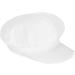 Women's White Newsboy Cabbie Baker Boy Hat | Pageboy Visor Cap | Sailor Fiddler Beret | Adjustable One Size - Buy Online on SooperMarket.com