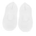 Gadpiparty 1 Pair Silicone Foot Sleeve Breathable Hole and Silicone Socks Waterproof Beach Heel Crack- Proof Sleeve Silicone moisturizing Socks Gel Toe Sock casing White Floor Men and Women White S