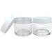 Beauticom Premium 30G/30ML Clear Jars (6 Pack) - BPA Free Round Containers with White Lids for Beads Gems Glitter & Crafts - Buy Online on SooperMarket.com