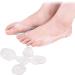 JHGCCL Toe Separator Straightener Splints Day Time Night Time Support - Hallux Valgus Correctors Straighteners Orthosis Alignment - Gel Toe Separator