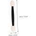 FOYTOKI 24pcs Brush Eyeshadow Eye Blending Brushey Eyeshadow Blending Brush Eshadow Sponge Applicator Black 7cm Black - Buy Online on SooperMarket.com