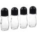 Eco-Fused Refillable Glass Roll-On Deodorant Bottles 4-Pack - 1.7 Oz (50 ml) - Leak-Proof with Twist Cap - 20pcs Labels Included - for DIY Homemade Natural Deodorant Sunscreen Moisturizer - Buy Online on SooperMarket.com