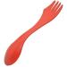 40pcs Plastic Spork Set | 7-inch Long Spoon Fork Knife Combo | Multiple Use Red Sporks - Buy Online on SooperMarket.com