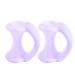 Gel Toe Separators For Overlapping Toes Hammer Toe Straightener Bunion Pads Corrector For Women Pinky Toe Spacers For Bunion Relief 1 Fl Oz (Pack of 1) Purple