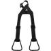 Showman Heavy Duty Adjustable Buddy Stirrups in Black - Nylon Construction - Buy Online on SooperMarket.com