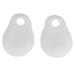 Healeved Nursing Clip Board Pair Bunion Spreader Bunion Big Bunion Guard White Gel Bunion Straighter Gel Bunion Protector Orthotics Gasket Splint Eversion Straightener Cleat