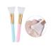 2 PCS Silicone Face Mask Brush Set - Soft Facial Mud Mask Applicator Tool - Buy Online on SooperMarket.com