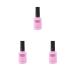 3 set of Nail Polish Glue Peel Off Liquid Nail Art Tape Latex Tape Finger Skin Protected Liquid Nail Care Tool Pink 15ml 3 set of (Pink 15ml)