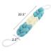 ZONGR Long Bath Loofah - Exfoliating Braided Mesh Back Scrubber Ball - Bule - Buy Online on SooperMarket.com