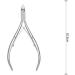 Buy Angelkiss MJQ WXL-05 Nail Skin Pliers & Cuticle Scissors - Professional Stainless Steel Nail Clipper for Fingernails & Toenails - Double Spring Design - Silver - Buy Online on SooperMarket.com