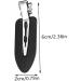 U-K Deft and Attractive No Bend Clips No Kink Hair Clips Hairdressing Pin Clips Makeup Application Clips Women and Girls Headwear Styling Tools Hair Accessories Black - Buy Online on SooperMarket.com