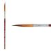 Creative Mark Mimik Kolinsky Synthetic Sable Short Handle Brushes and Sets - Elite Professional Brushes for Painting, Artists, Students, & More! - Sword Liner - 1/4in 1/4in Sword Liner