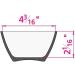 SHAVEBOWL Shaving Bowl/Cup - Made in USA (White) - Buy Online on SooperMarket.com