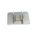 1PC Nail Art Palette Ring Makeup Pallet Stainless Steel Pallet Professional Diy Nail Art Handsfree Palette Design Paint Color Mixing Palette For Convenient Use(Rectangle)