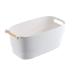 FOMIYES Basin Tub Retro Wash Basin Manicure Bowl Manicure Bowl Soaking Soak Bowl Nail Art Polish Remove Hand Wash Manicure Spa Tool White Portable Wash Basin Nail Art Soaking Bowl Hand Soak Bowl