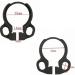 Sling Swivel Mount - Clamp-On Design for Quick Detach/Release Tube Attachment - Buy Online on SooperMarket.com