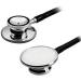 Valuemed Pro Double Dual Head Black Tube Stethoscope - Ideal for Doctors, Nurses, EMTs, and Vets - Medical Health Care Equipment in Black - Buy Online on SooperMarket.com
